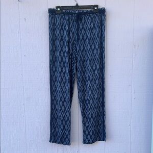 Lucky Brand Blue Patterned Lounge Pants